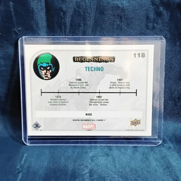 5/$20 Mint 2023 UD Techno Marvel Beginnings Vol. 2 Series 2 Card 118!! - Picture 2 of 2